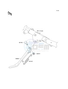 VN 1500 B [VULCAN 88 SE] (B1-B3) N7F drawing STAND-- S- -