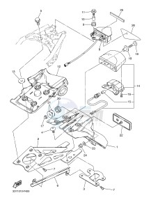 WR250X (32DP) drawing TAILLIGHT