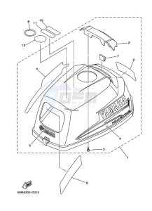 F2-5AMHL drawing FAIRING-UPPER