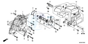 VFR1200XC drawing A.C. GENERATOR COVER