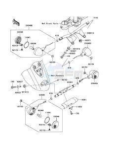 VN2000 CLASSIC VN2000H9F GB XX (EU ME A(FRICA) drawing Turn Signals