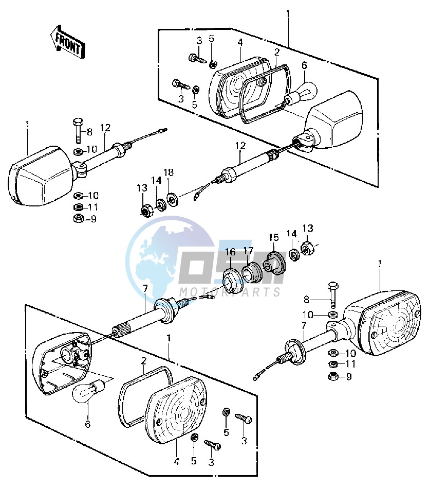 TURN SIGNALS -- 80 D1- -