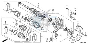 TRX680FAH Europe Direct - (ED) drawing FRONT KNUCKLE