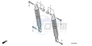 SH1259 France - (F / CMF 2F) drawing REAR CUSHION