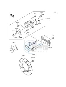 KLX125 KLX125CDS XX (EU ME A(FRICA) drawing Rear Brake