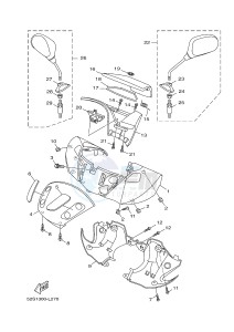 HW151 XENTER 150 (52S2) drawing COWLING 1