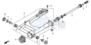 VT1100D2 drawing SWINGARM