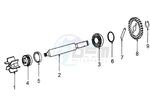 ELYSEO 125-150 - 125 cc drawing WATER PUMP