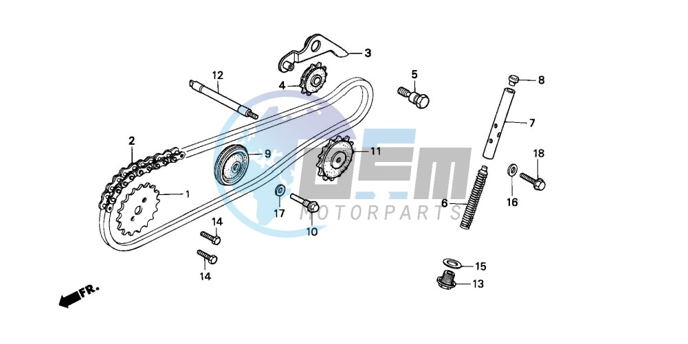 CAM CHAIN/TENSIONER