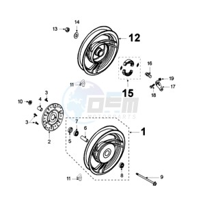 VCLIC EVSP drawing WHEELS / BRAKE DISC D160