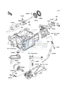 1400GTR_ABS ZG1400CDF FR GB XX (EU ME A(FRICA) drawing Oil Pump