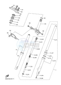 PW50 AUSTRIA drawing FRONT FORK