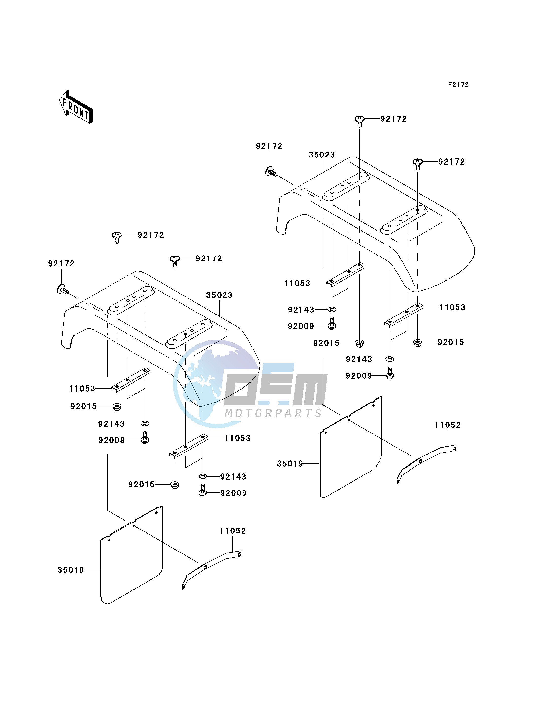 REAR FENDER-- S- -