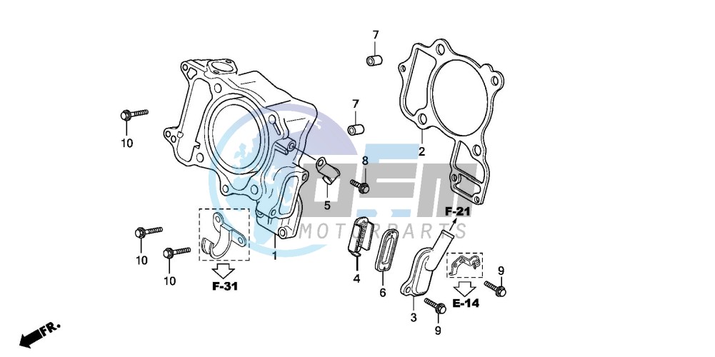 CYLINDER/REED VALVE