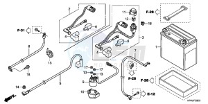 TRX420FPMC TRX420 ED drawing BATTERY