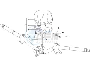 Liberty 200 4t Sport drawing Meter combination - Cruscotto