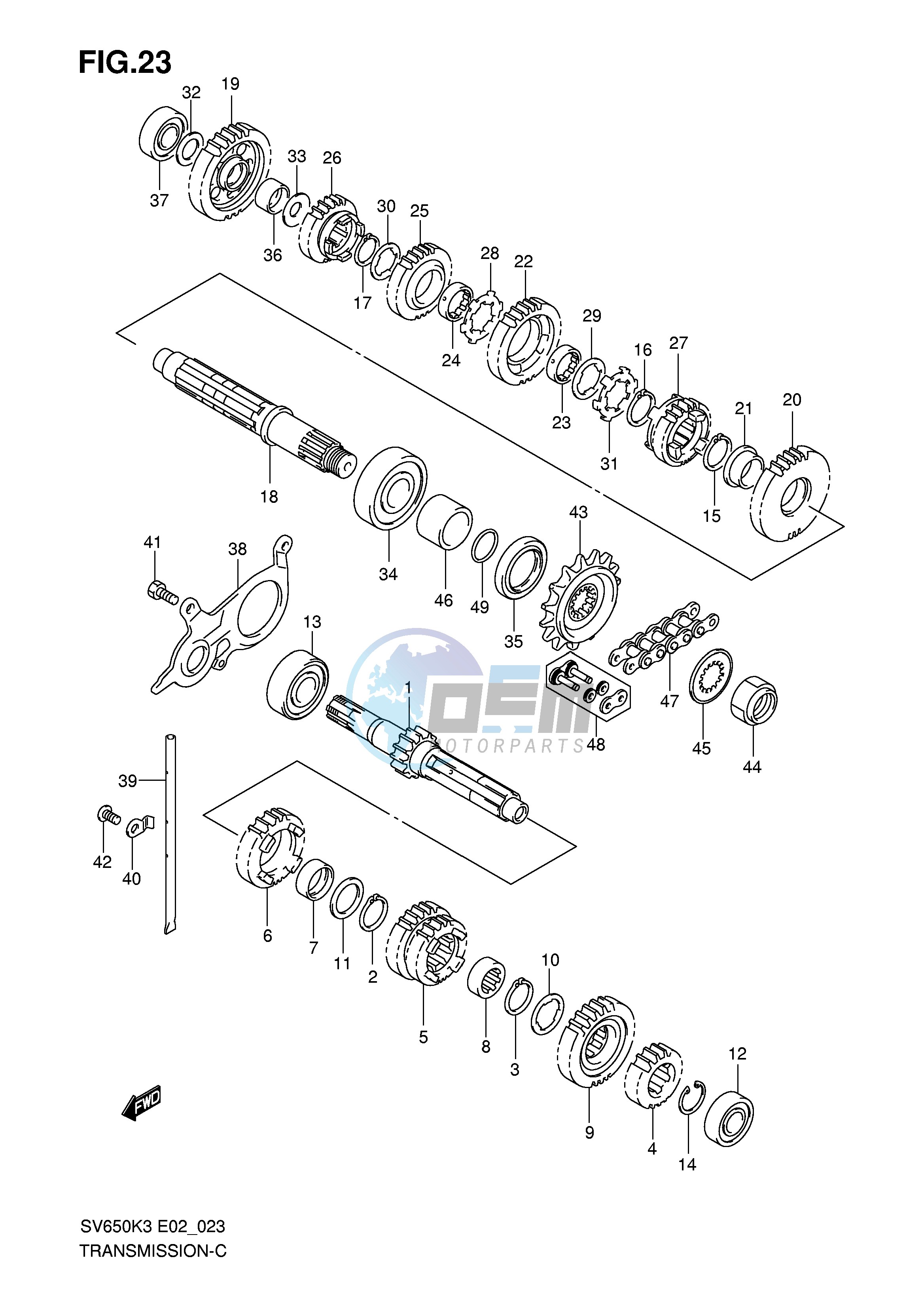 TRANSMISSION (MODEL K3)