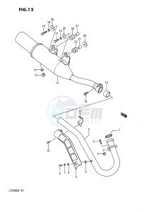 LT230E (E1) drawing MUFFLER