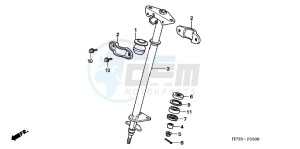 TRX90XD TRX90 Europe Direct - (ED) drawing STEERING SHAFT