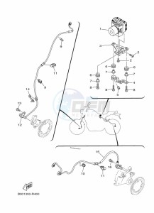 XSR900 MTM850 (BAE6) drawing ELECTRICAL 3