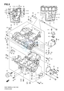 GSX1300R drawing CRANKCASE