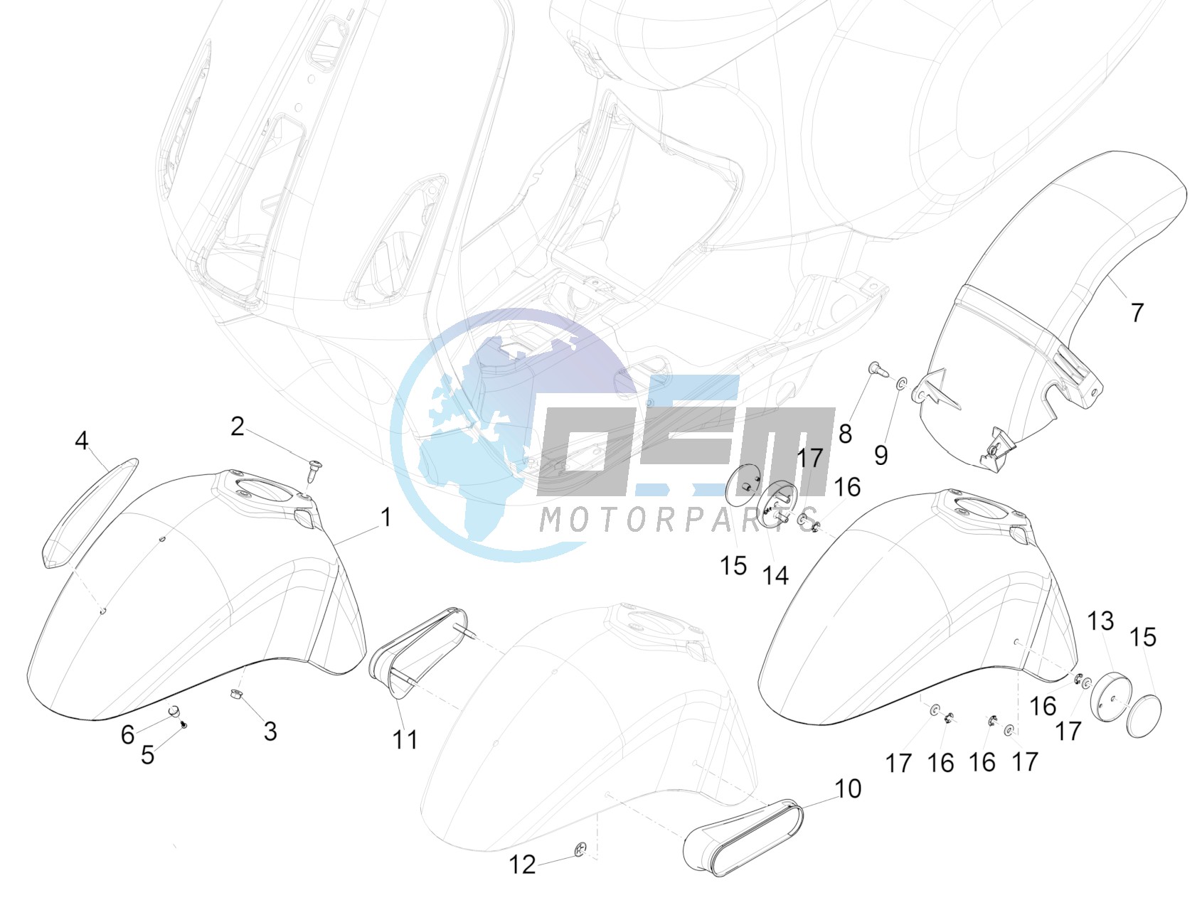 Wheel huosing - Mudguard