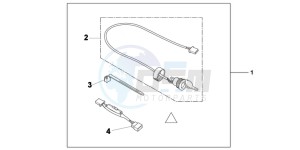 NC700XAC drawing KIT,ACC SOCKET