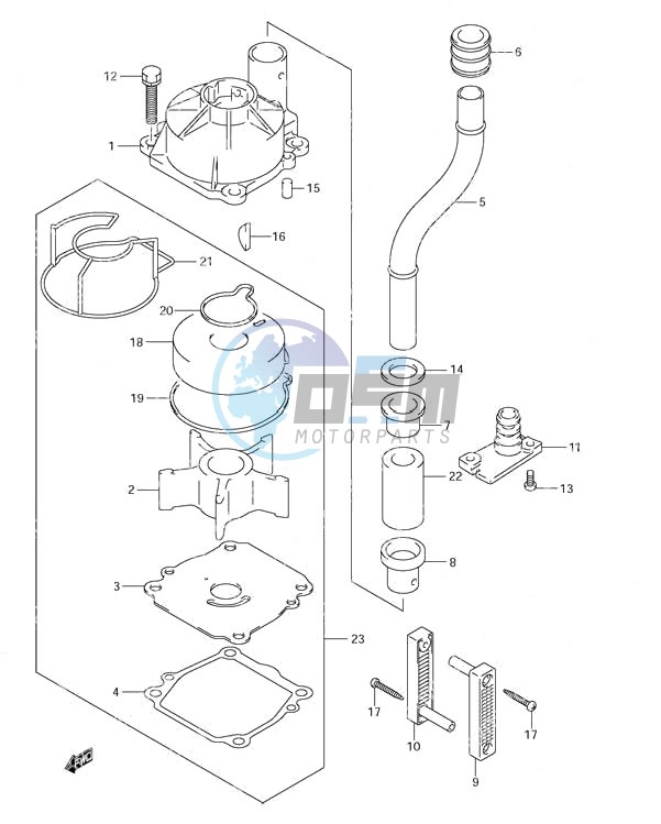 Water Pump (S/N 680686 & Newer)