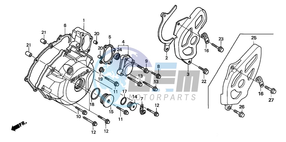 LEFT CRANKCASE COVER