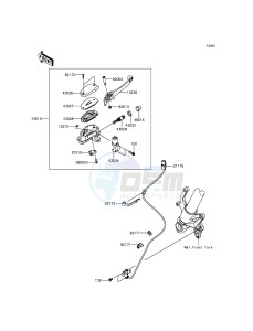 Z800 ABS ZR800DDS UF (UK FA) XX (EU ME A(FRICA) drawing Front Master Cylinder