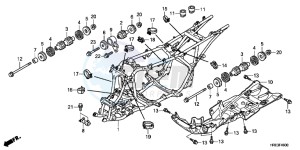 TRX500FPMC drawing FRAME BODY