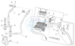 Griso V IE 1100 drawing Clutch control complete