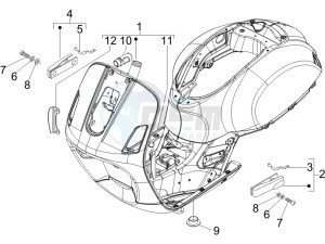 GTV 250 ie drawing Frame - bodywork