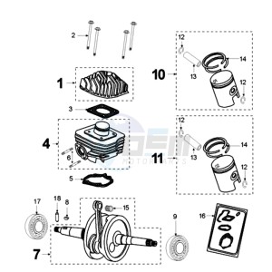 VIVA 2 SP drawing CRANKSHAFT