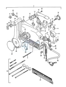 DT 75 drawing Remote Control (1993 to 1997)