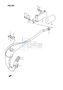 RM80 (E3) drawing MUFFLER (MODEL K L M N P R S)