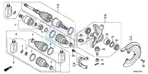 NC750SAH 2ED - (2ED) drawing REAR BRAKE CALIPER