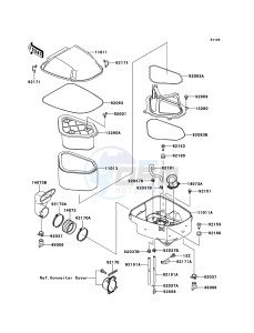 KFX700 KSV700A9F EU drawing Air Cleaner