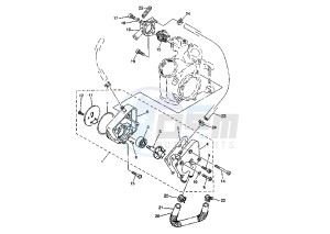 YP MAJESTY 150 drawing WATER PUMP