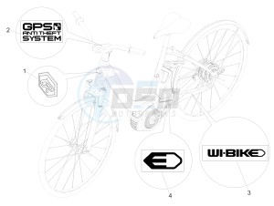 Wi-Bike Uni Mech Comfort 0 drawing Plates - Emblems