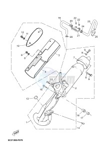 YN50 NEO'S (2APD 2APD 2APD) drawing EXHAUST