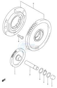 RF900R (E2) drawing STARTER CLUTCH