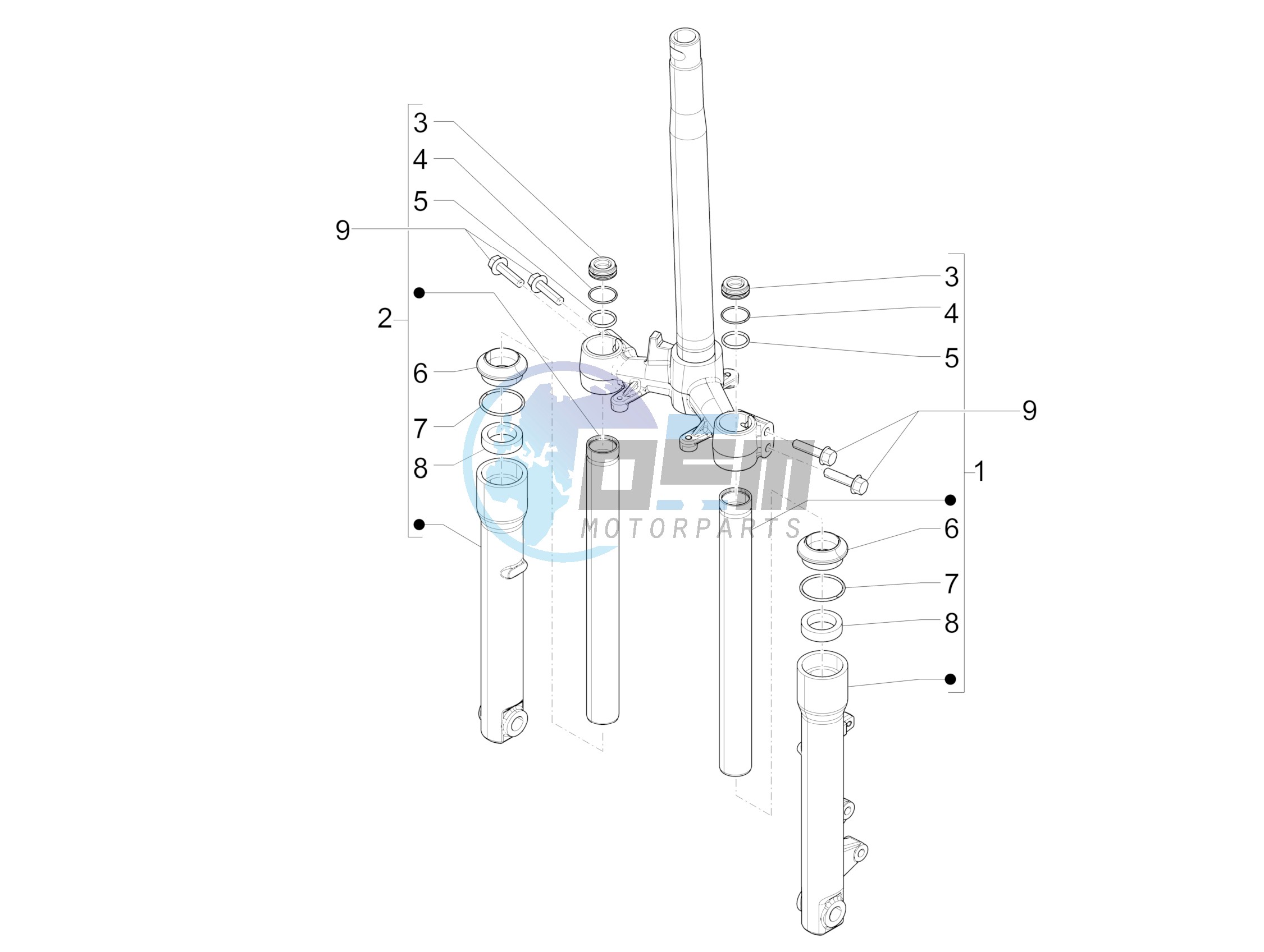 Fork's components (Wuxi Top)