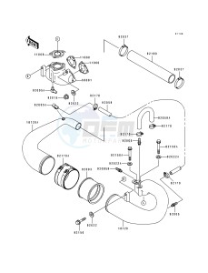 JH 750 D [XIR] (D1) [XIR] drawing MUFFLER-- S- -