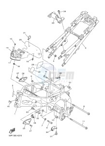 FZ8-N ABS 800 FZ8 (NAKED, ABS) (59P6) drawing FRAME