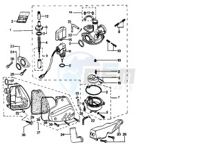 BUXY - 50 cc drawing CARBURETOR