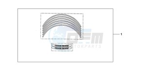 CB600F39 Europe Direct - (ED / ST 25K) drawing KIT WHEEL STICKER