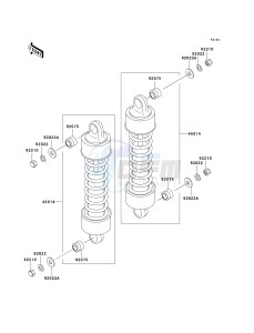 VN 1500 E [VULCAN 1500 CLASSIC] (E7) [VULCAN 1500 CLASSIC] drawing SUSPENSION_SHOCK ABSORBER