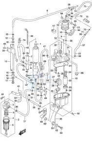 DF 300AP drawing Fuel Pump/Fuel Vapor Separator