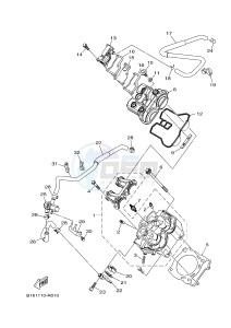 YFM700FWAD YFM70GPLG GRIZZLY EPS SE (B318) drawing CYLINDER HEAD